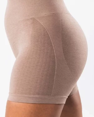 NCLAGEN Women's Seamless Gym Yoga Shorts Jacquard Fitness Leggings Workout Squat Proof High Waist Sports Tights Butt Scrunch - Image 2