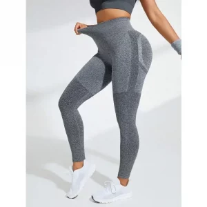 Women Seamless Leggings High Waist Fitness Leggings High Elastic Knitting Fashion Sports Pants Gym Running Yoga Butt Lift Tights - Image 4