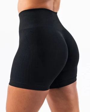 NCLAGEN Women's Seamless Gym Yoga Shorts Jacquard Fitness Leggings Workout Squat Proof High Waist Sports Tights Butt Scrunch - Image 3