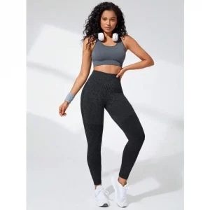 Women Seamless Leggings High Waist Fitness Leggings High Elastic Knitting Fashion Sports Pants Gym Running Yoga Butt Lift Tights - Image 2