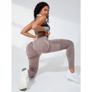 Women Seamless Leggings High Waist Fitness Leggings High Elastic Knitting Fashion Sports Pants Gym Running Yoga Butt Lift Tights - Image 6