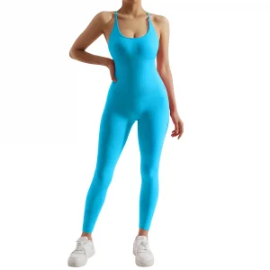 Bodycon Jumpsuit Women Full Seasons Casual Fitness Sporty Playsuit Sleeveless Slim Activewear All In One Jumpsuit Clothing Lady - Image 5